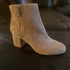 Tan Suede Jessica Simpson Booties